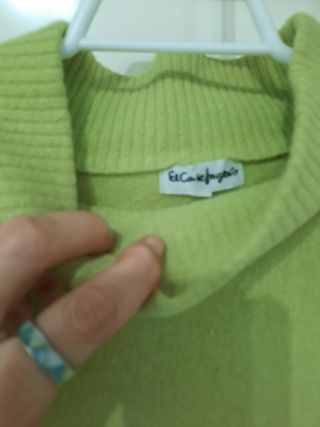 Jersey angora cuello alto Corte Inglés T.48