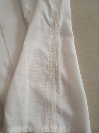 Camisa regional niña blanca 