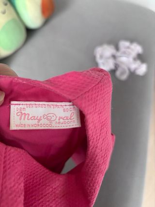 Vestido y zapatos Mayoral 1-2 meses