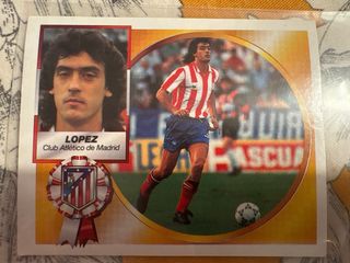 Cromo López Atlético de Madrid 94-95