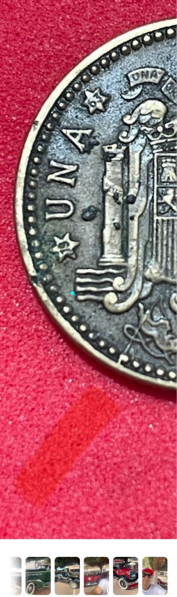 * ERROR * 1 Peseta 1963 ESCASA CUÑO PARTIDO