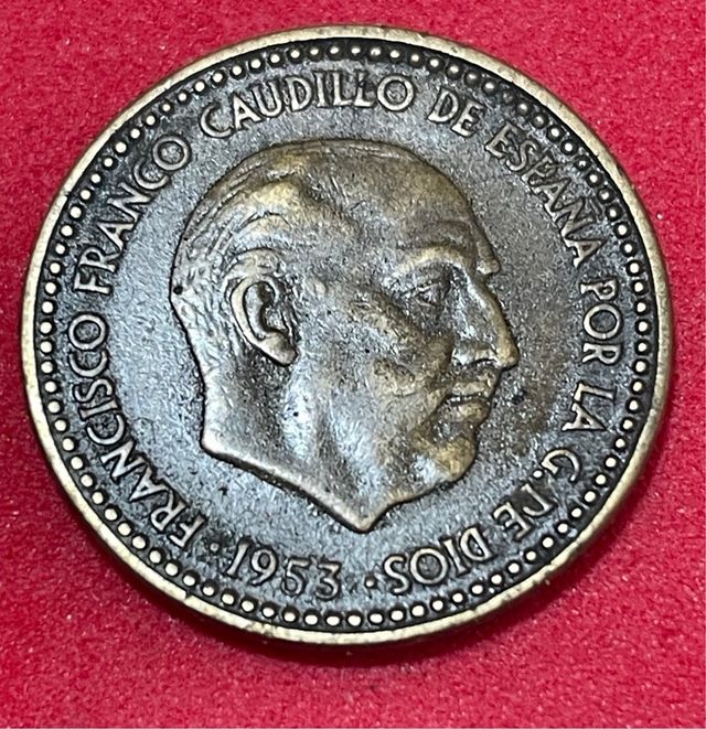 * ERROR * 1 Peseta 1963 ESCASA CUÑO PARTIDO