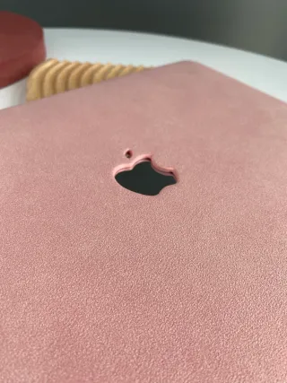Funda Piel Rosa Macbook Pro 16