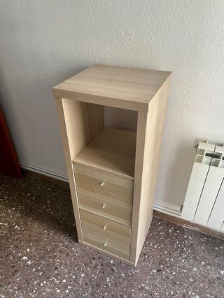 Estantería Kallax 3x1 con cajones Ikea