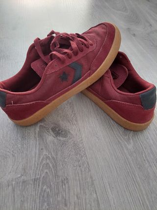 Zapatillas Converse Bajas Burdeos