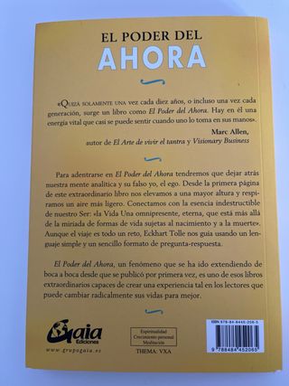 El poder del ahora: Una guía para la iluminació...
