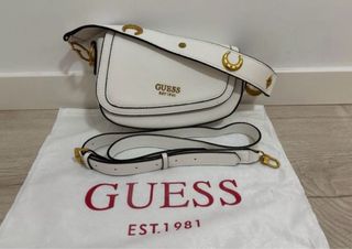 Bolso Guess G Dream Blanco y Dorado