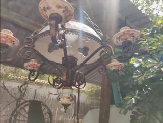 Lámpara colgante vintage 6 luces