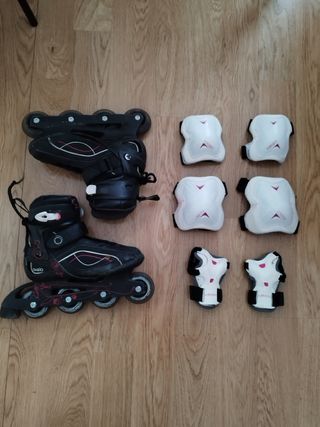 Patines Oxelo con protecciones