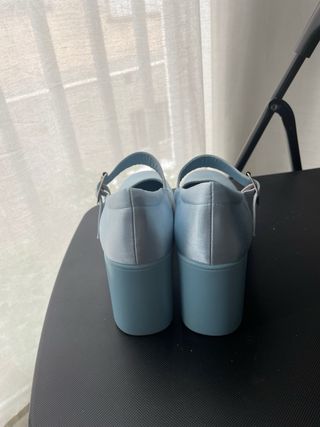 Zapatos Mary Jane Azules