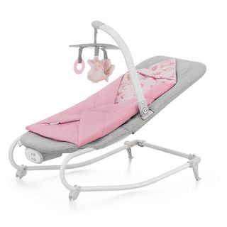 Hamaca- silla mecedora rosa para bebé