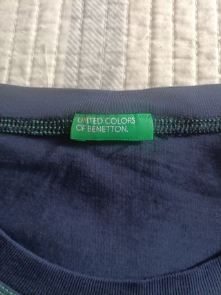 Camiseta United Colors of Benetton azul y verde