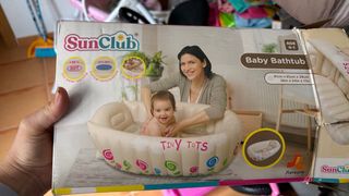 Bañera hinchable para bebé SunClub Tiny Tots