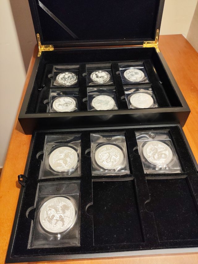 Colección Monedas Rwanda Lunar Ounce