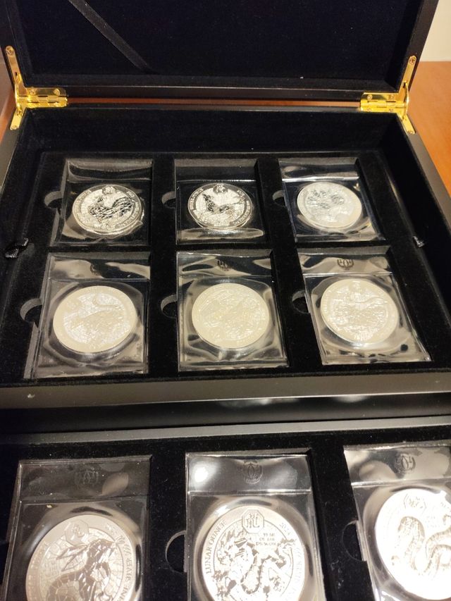 Colección Monedas Rwanda Lunar Ounce