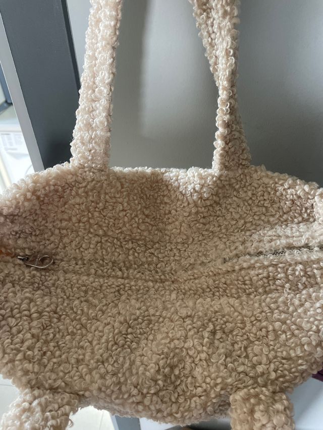 Bolso borrego beige