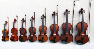 Violines de estudio para todas las edades.