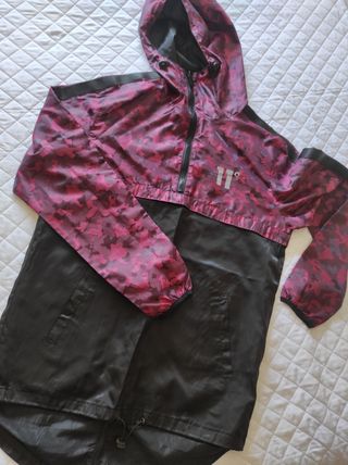Cortavientos 11 Degrees Camuflaje Rosa Talla M