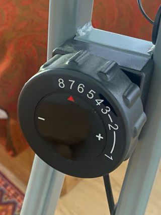 Bicicleta estática plegable