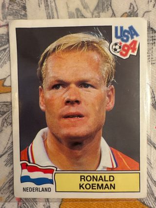 Cromo Ronald Koeman Mundial USA 94