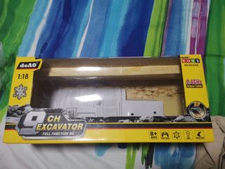 Excavadora 1:18 Carga USB