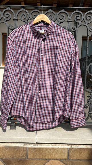 Camisa de cuadros hombre