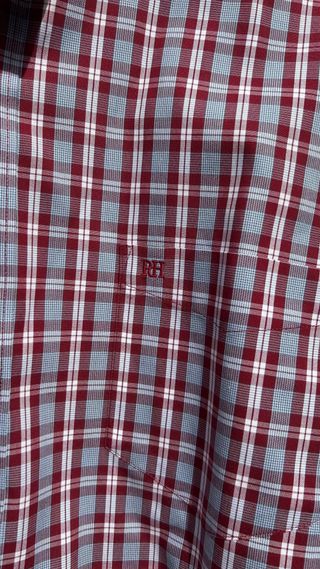 Camisa de cuadros hombre