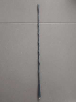 Antena coche espiral negra