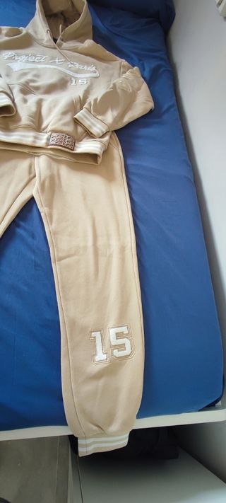 Chándal Project X Paris Talla S Beige