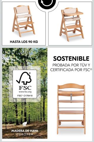 Trona Hauck madera evolutiva