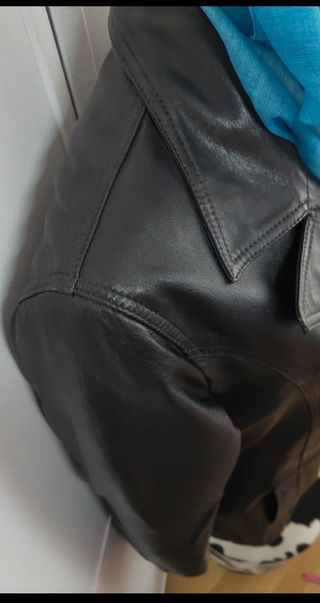 Chaqueta americana de piel 