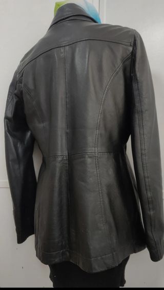 Chaqueta americana de piel 