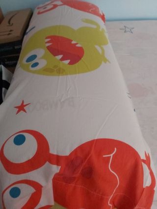 Funda nórdica y sábanas para cama 90