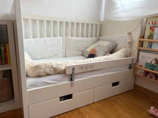 Cuna Stuva Ikea con cajones