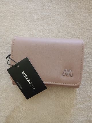 Cartera Misako Beige/Rosa