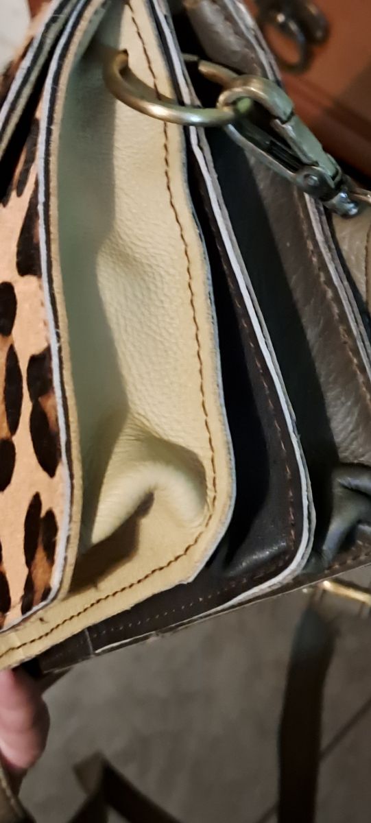 Bolso Piel y peloAnimal Print