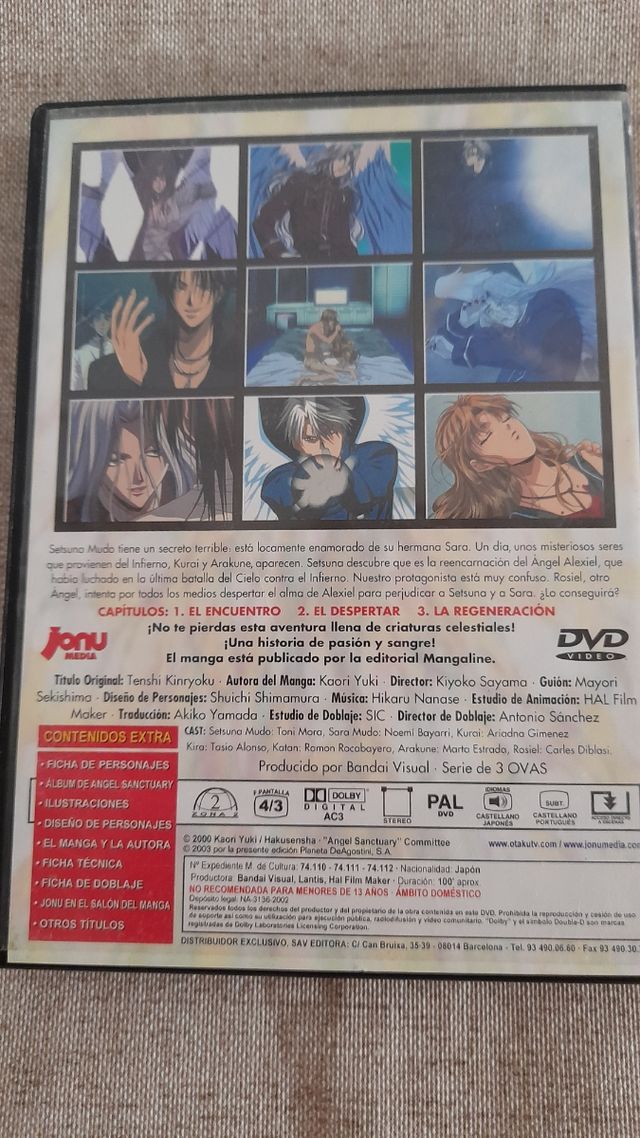 DVD Angel Sanctuary Anime Español