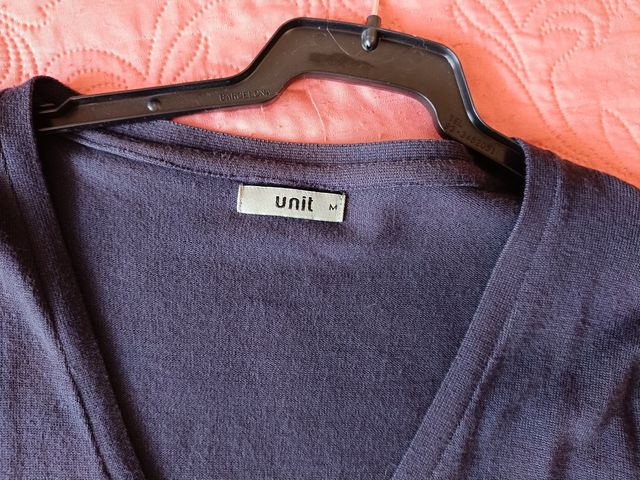 Chaqueta de punto fino Unit azul Talla M