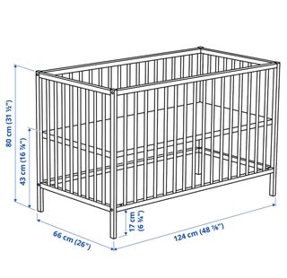 Cuna Ikea Sniglar con colchón 