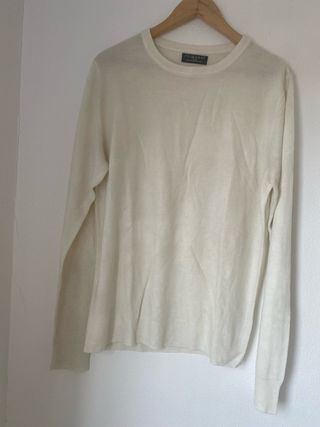 Jersey Primark Blanco Roto Talla XL