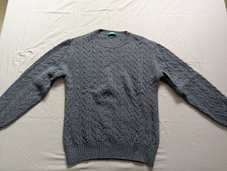 Jersey Benetton 100% Lana Gruesa
