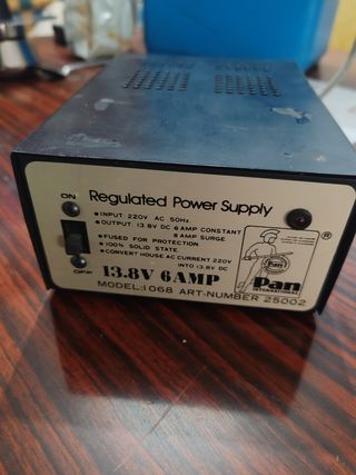Fuente de Alimentación Regulada 13.8V 6A
