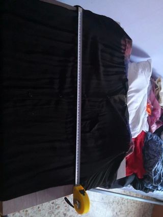 Camisa Negra Manga Larga Bordada