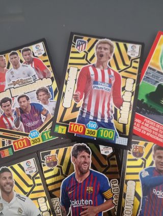 Lote Cromos Adrenalyn 2018-19. Balones de oro.