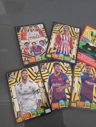 Lote Cromos Adrenalyn 2018-19. Balones de oro.