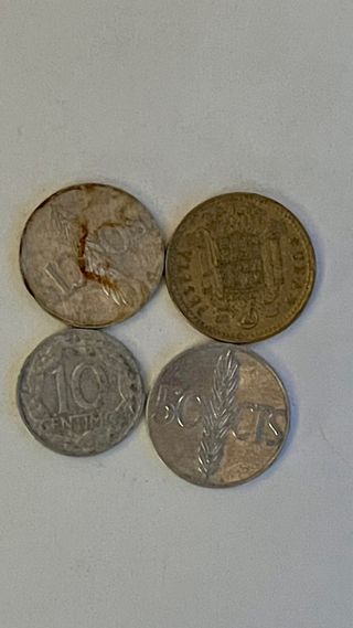 Lote monedas franco 1966-1956