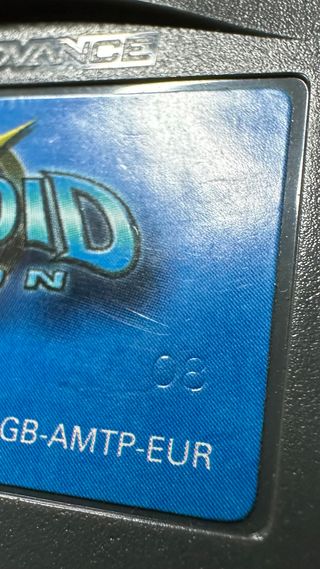 Metroid Fusion ORIGINAL GameBoy Advance