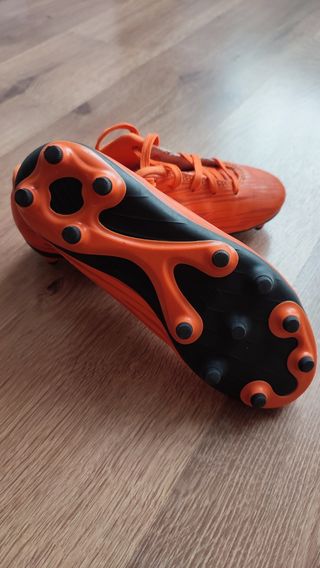 Botas de fútbol niño naranja Puma
