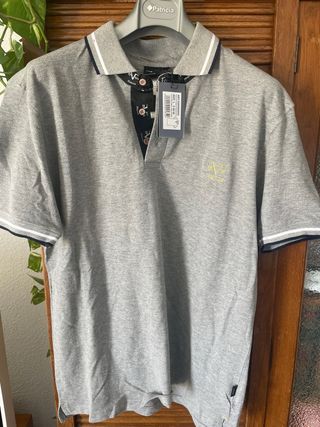 Polo Versace Hombre Gris Talla L Nuevo con Etiquet