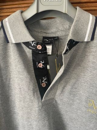 Polo Versace Hombre Gris Talla L Nuevo con Etiquet